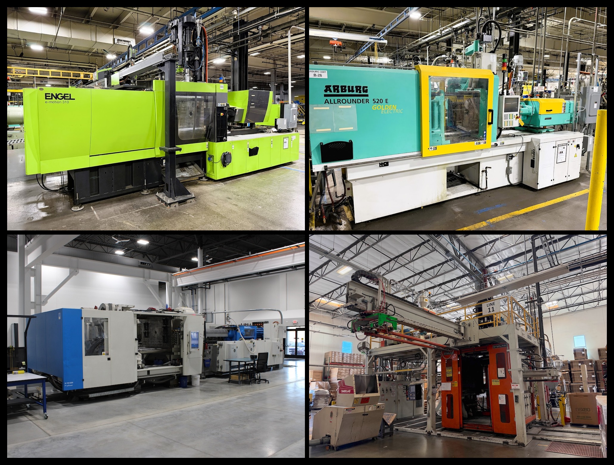 Late Model Injection and Blow Molding Machines