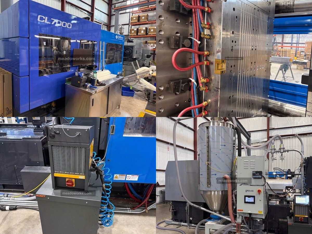 Injection Molded Cable Tie Product Line Auction: '23 Sumitomos, molds, auxilary, and more!