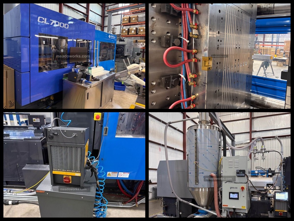 Cable Tie Injection Molding Auction (Previously Bulk Bid, Now Individual lots) - (2) '23 Sumitomo 605-Ton All-Electrics, Molds, and Auxiliary