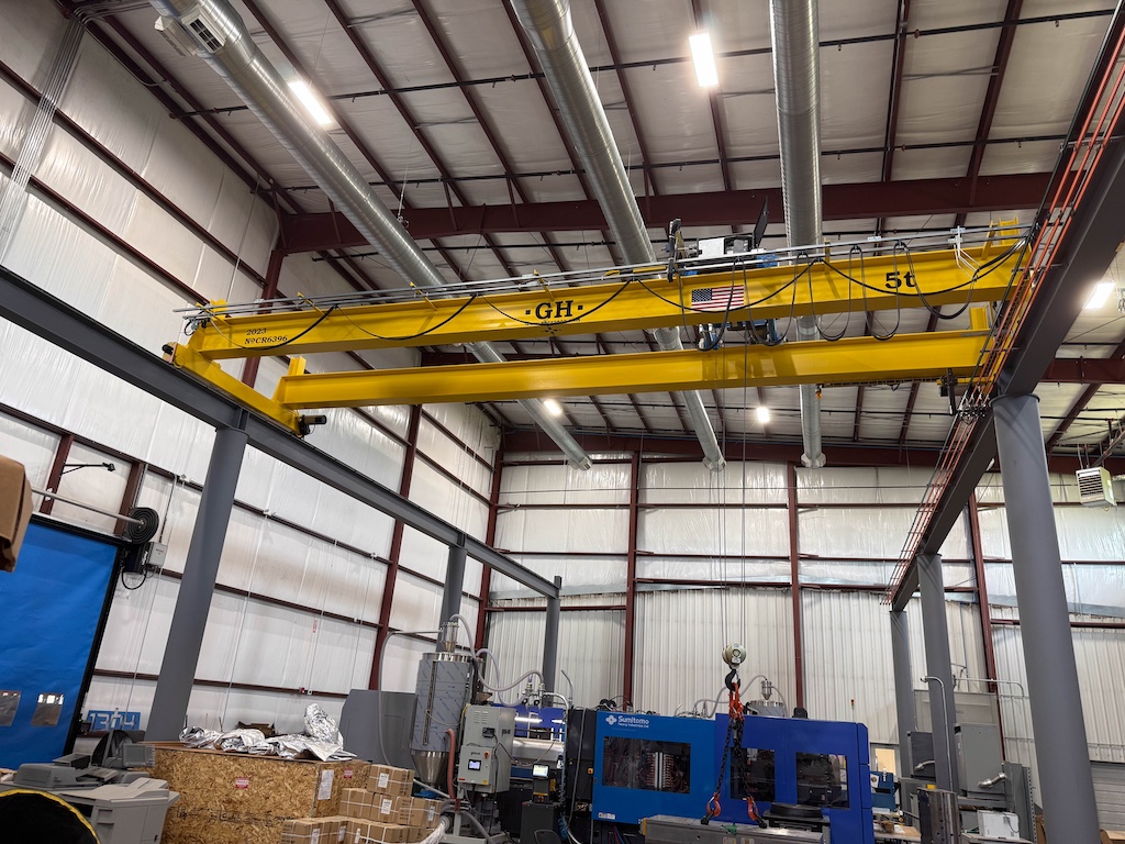 Used 2022 GH Cranes 5 Ton Freestanding Overhead Crane Cranes