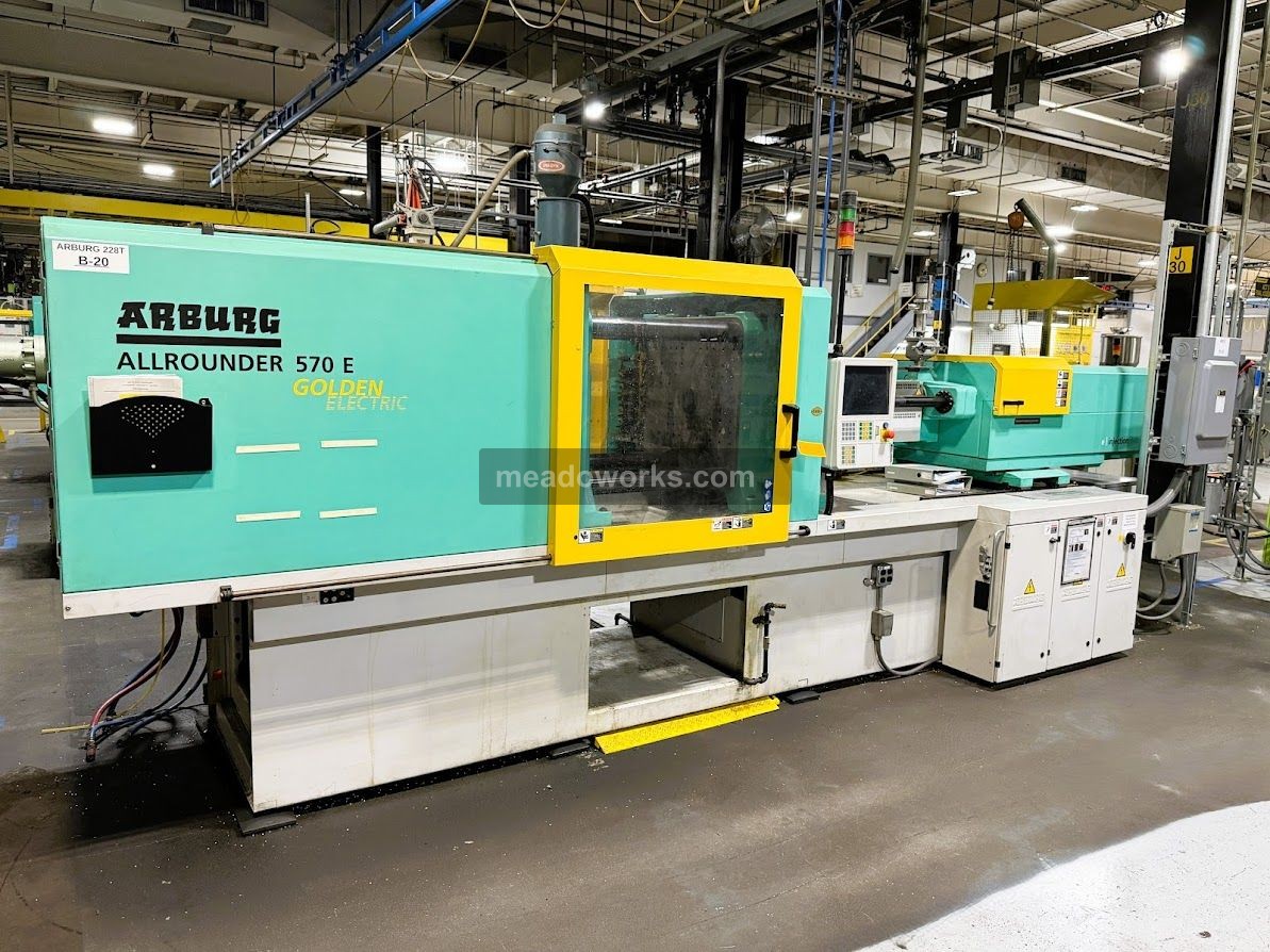 Used 2017 Arburg Allrounder 570 E 2000-800 Golden Electric Injection Molding Machines: Horizontal