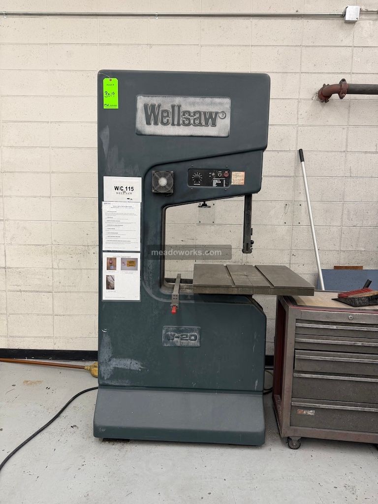 Used Wellsaw W-20 Saws, Vertical