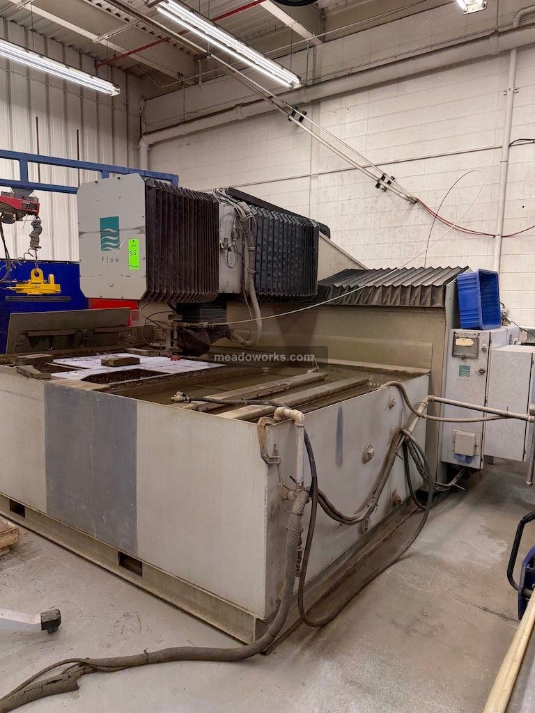 Flow Water Jet Machine with Gorbel Gantry Crane and Weha Material Handling System - Image 2
