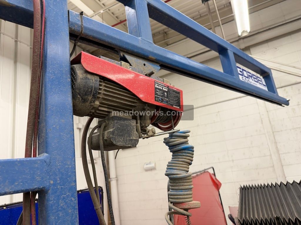 Flow Water Jet Machine with Gorbel Gantry Crane and Weha Material Handling System - Image 9