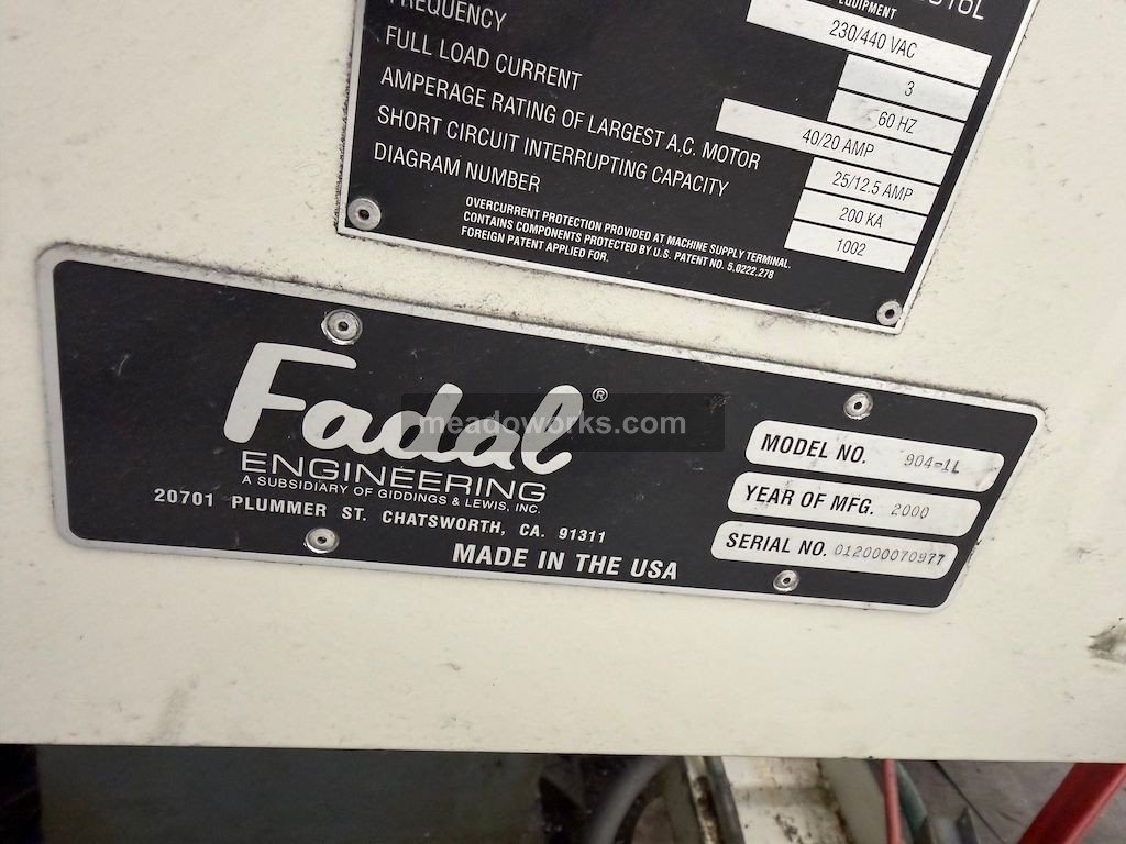 2000 Fadal VMC 3016L CNC Vertical Machining Center - Image 12