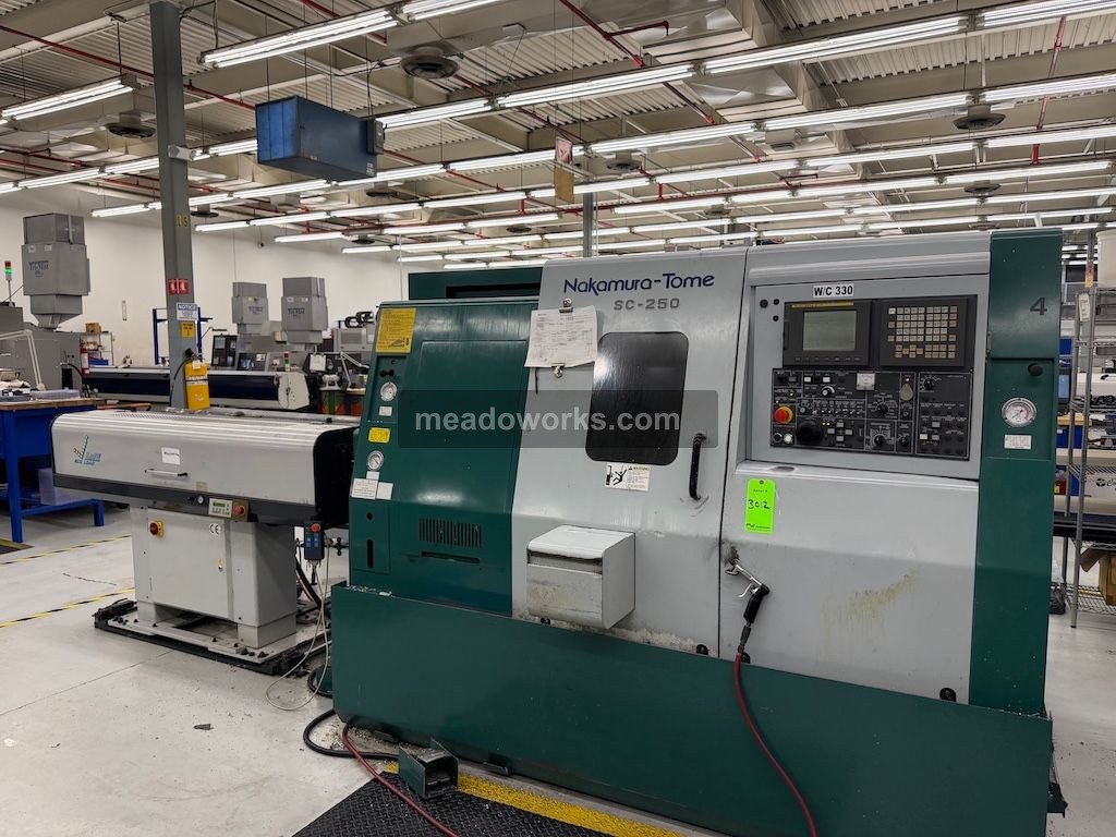 Nakamura-Tome SC-250 CNC Lathe with LNS Bar Feed - Image 7