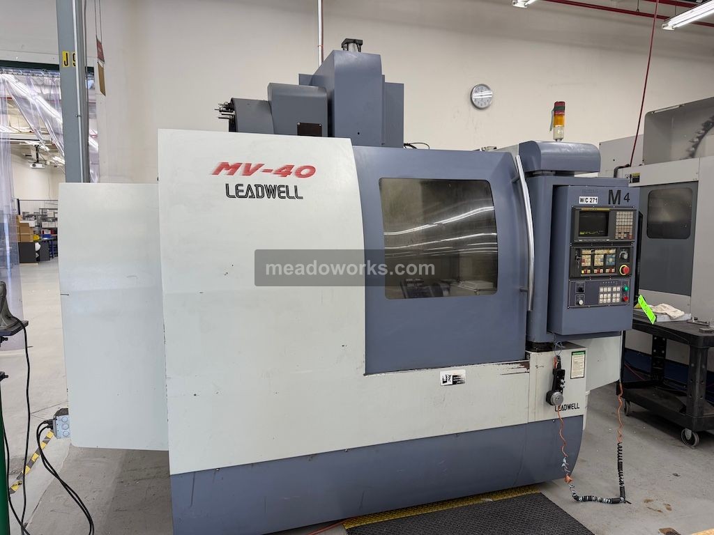 Used 2006 Leadwell MV-40 Machining Centers, Vertical