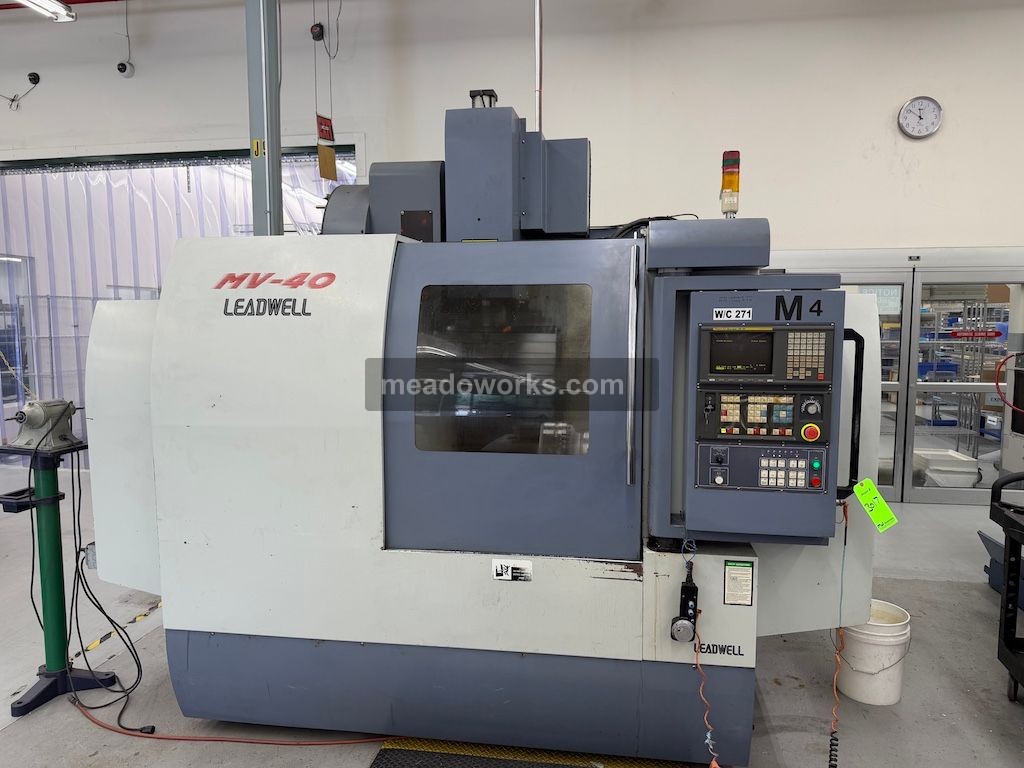 2006 Leadwell MV-40 CNC Vertical Machining Center - Image 4