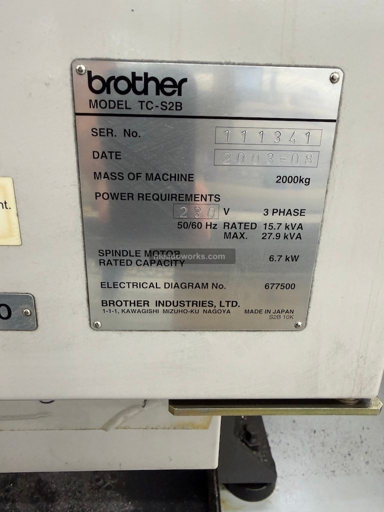 2003 Brother TC-S2B CNC Tapping Center - Image 8