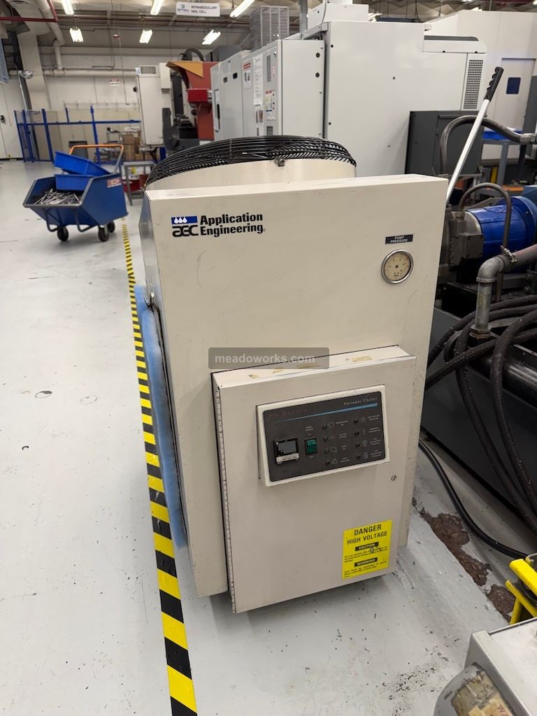 Mollart LD-500 CNC Twin Spindle Gun Drill with AEC Portable Chiller - Image 8