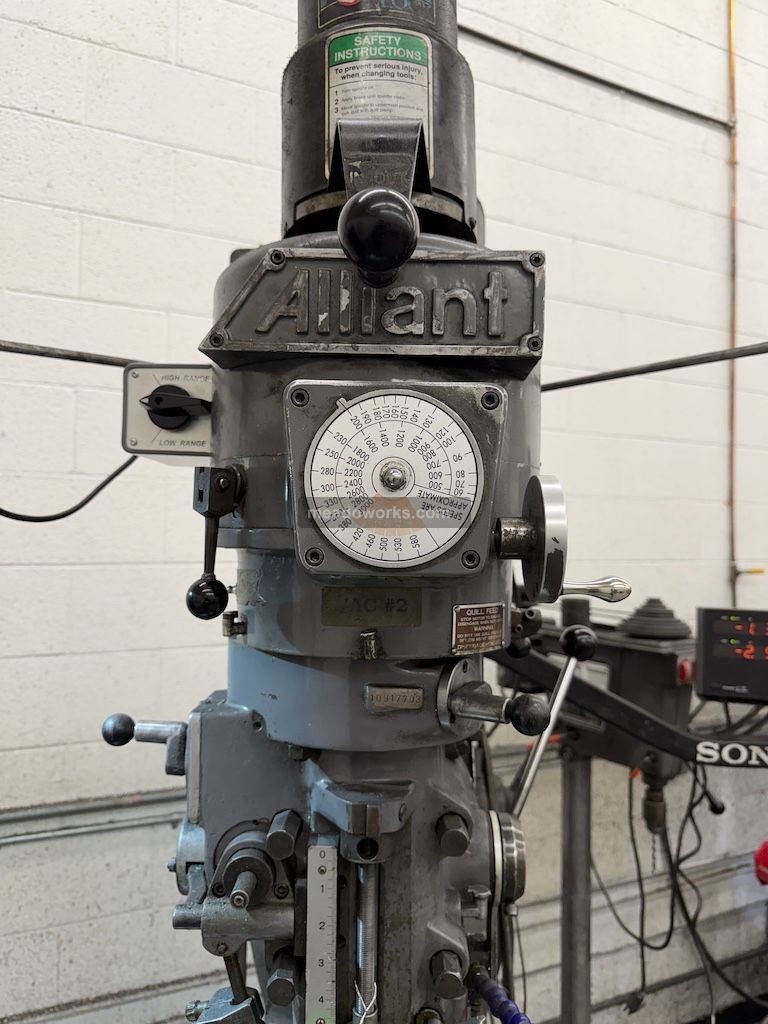 Aliant 2 HP Knee Mill - Image 4