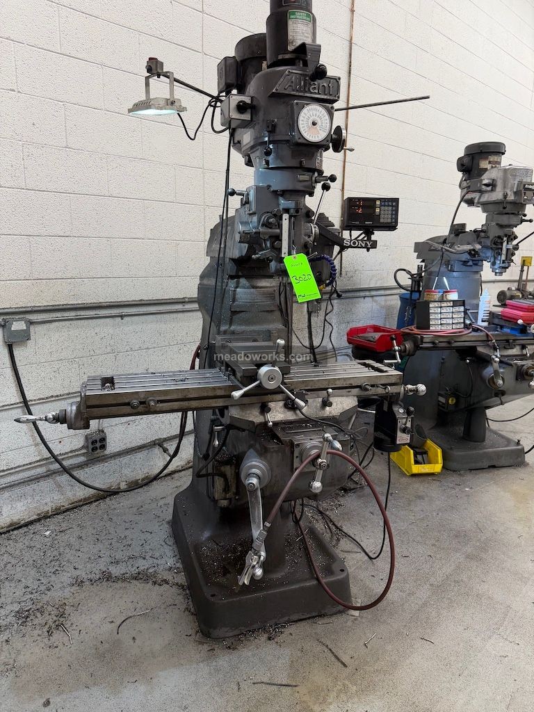 Aliant 2 HP Knee Mill - Image 10