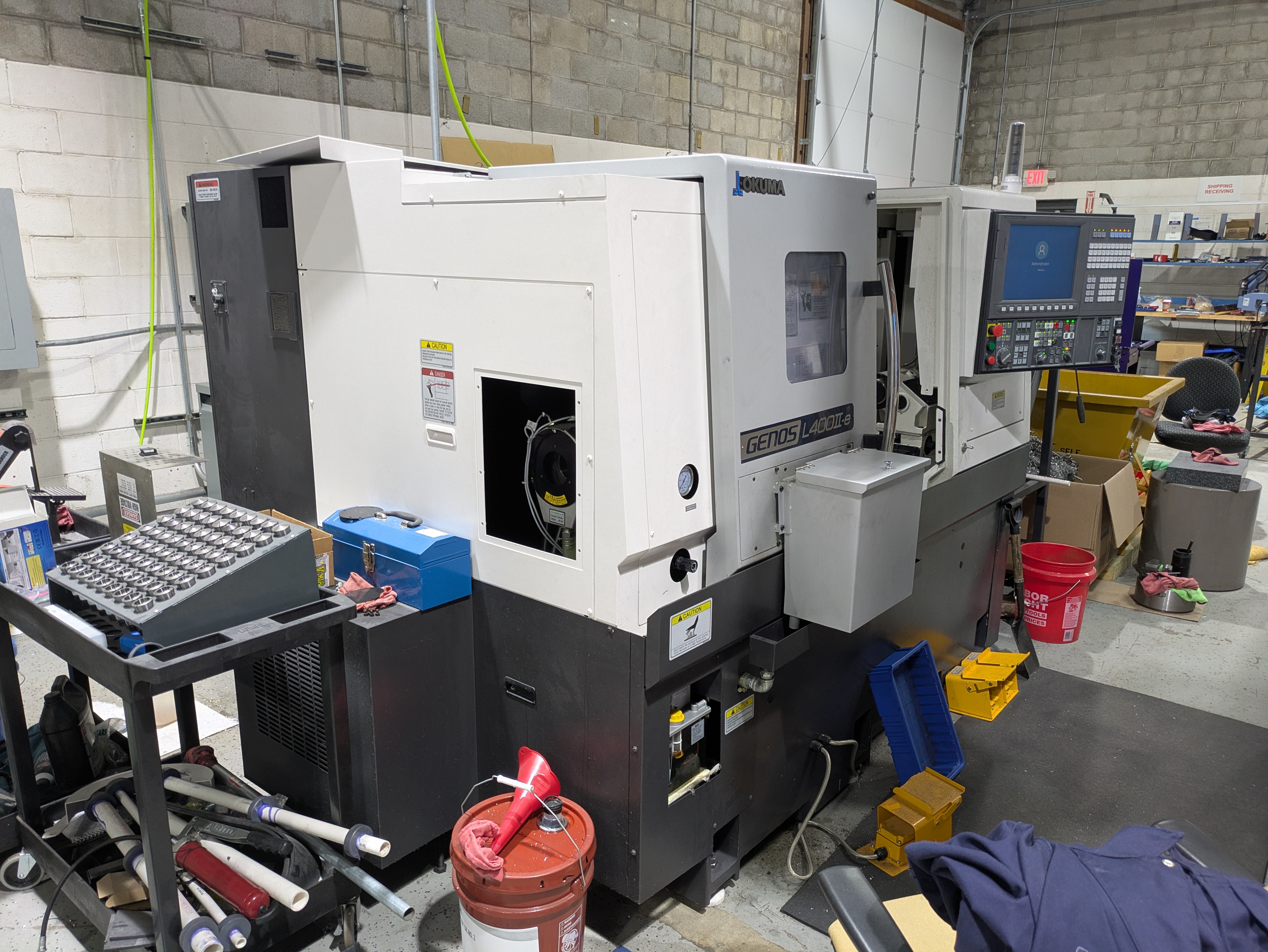 Used 2022 Okuma Genos L400II-e Lathes, CNC