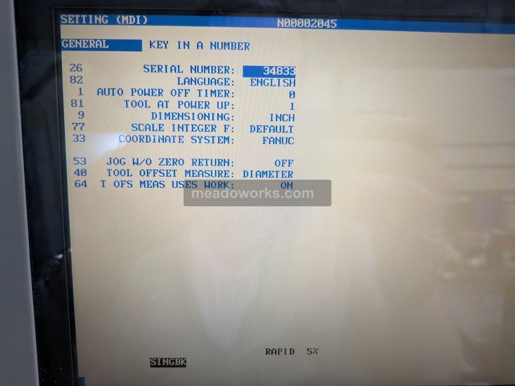 2004 Haas VF-5D/40 CNC Vertical Machining Center - Image 7
