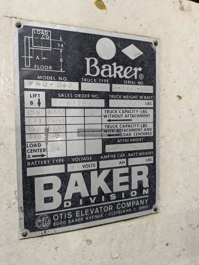 Baker FMD-040 Forklift - Image 4
