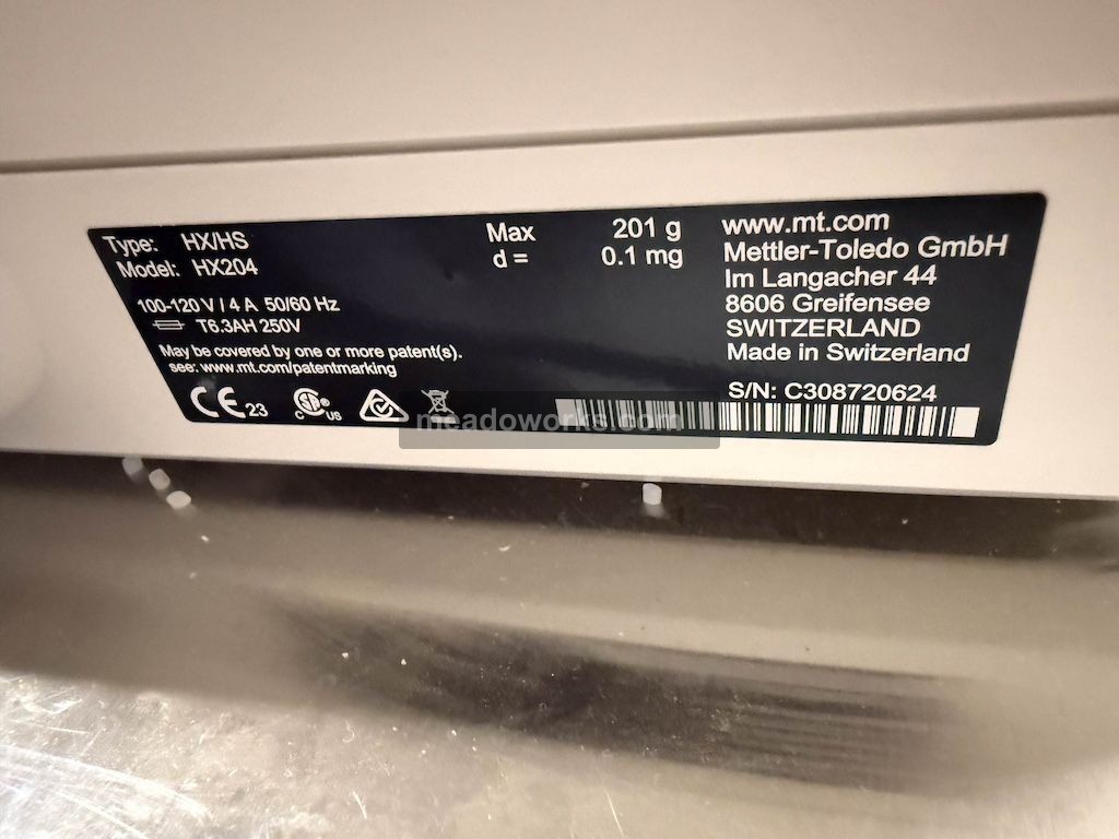 Mettler-Toledo HX204 Halogen Moisture Analyzer - Image 3