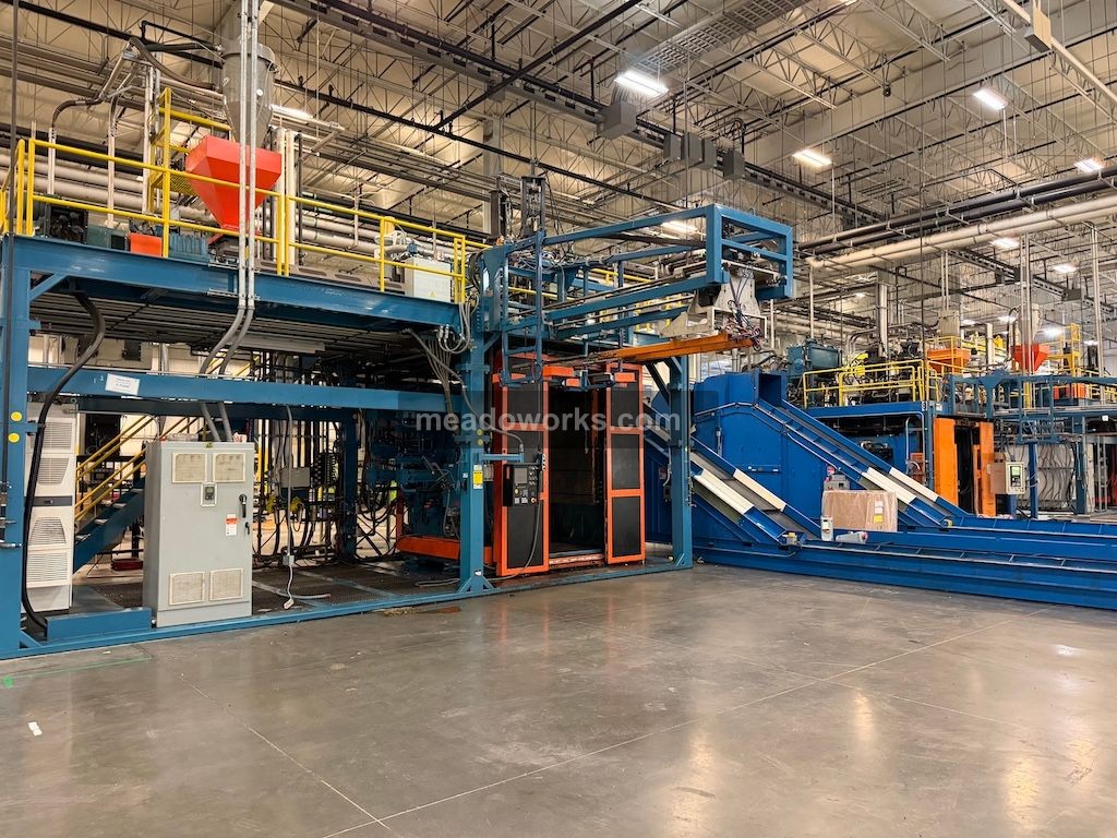 Used Sterling Dual 15 lb. Head Blow Molding: Accumulator Head