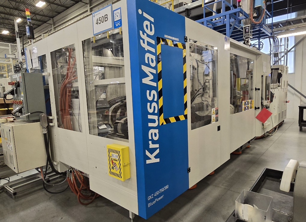 Used 2017 Krauss Maffei KM 450-750/380 GXZ - 2-Shot Injection Molding Machines: Horizontal