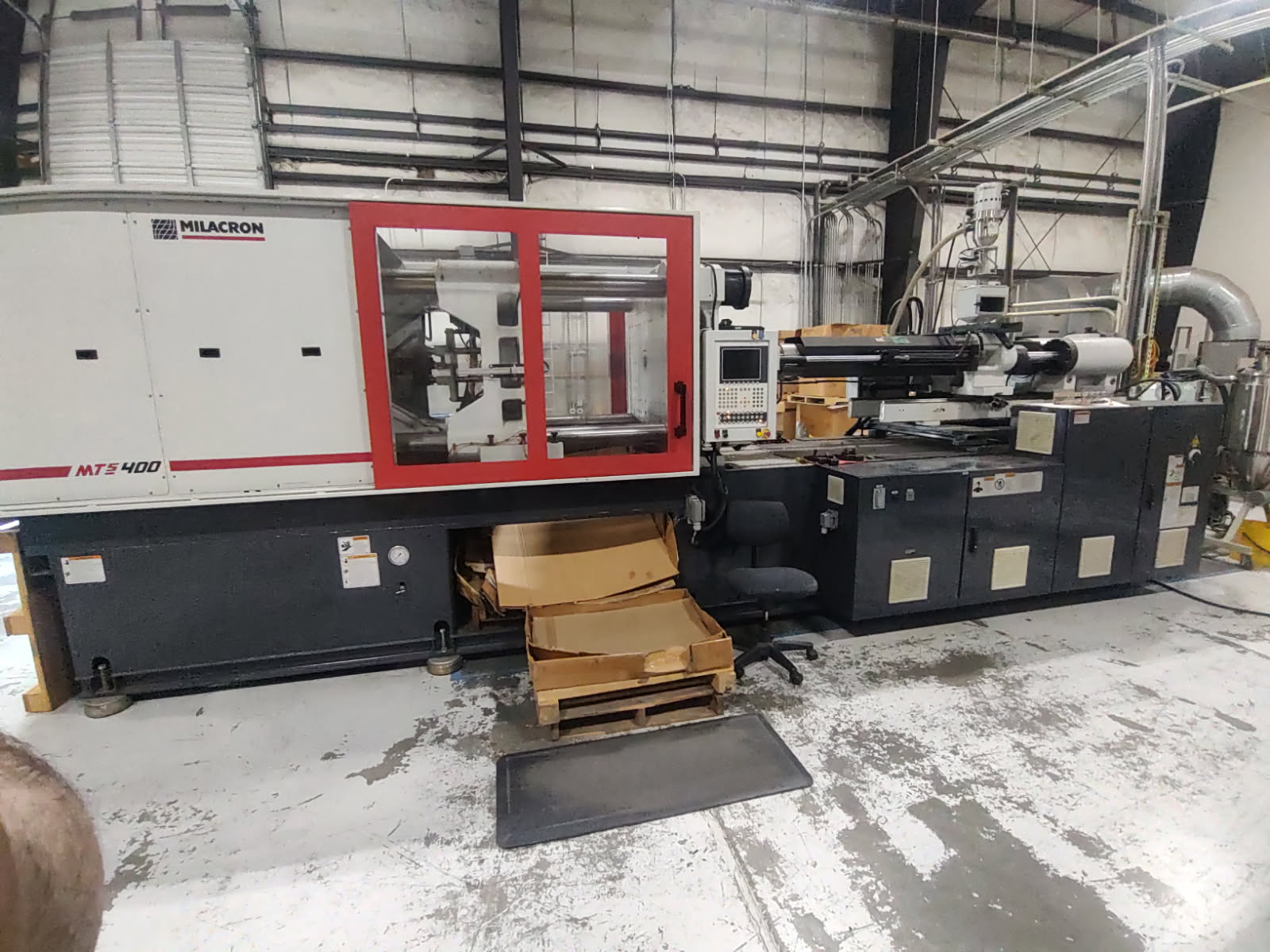 Used 2012 Milacron MTs-400 Injection Molding Machines: Horizontal