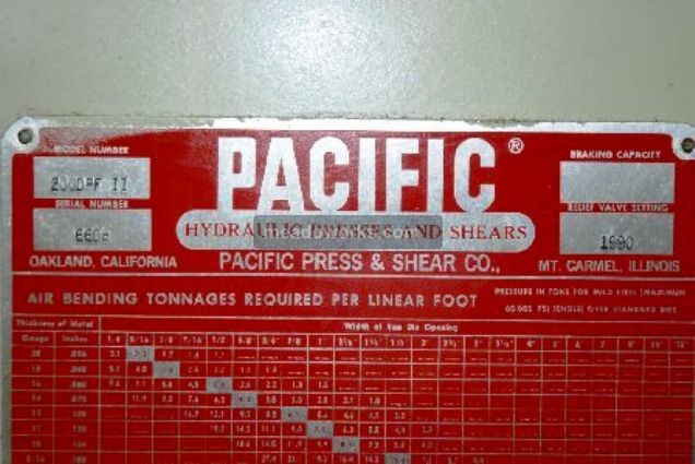 1990 Pacific 200DPFII Hydraulic Gap Press - 1242-4.jpg