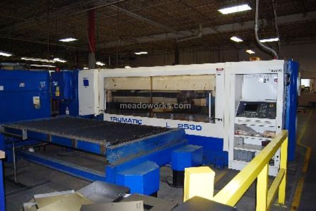 1999 Trumpf TCL-2530 CNC Dual Pallet Flying Optic laser
