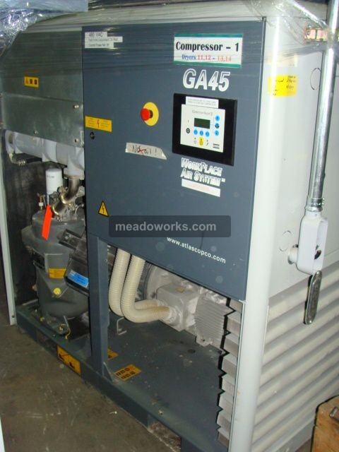 2004 Atlas Copco GA45 Oil Injected Rotary Screw - 1666-1.jpg