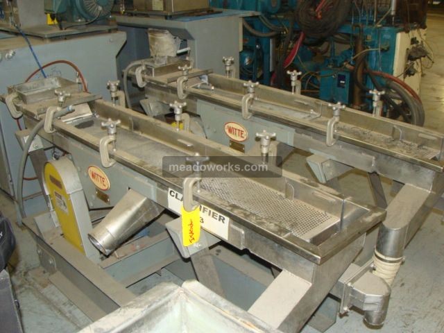 Witte 10" x 72" Two Deck Classifying Screen