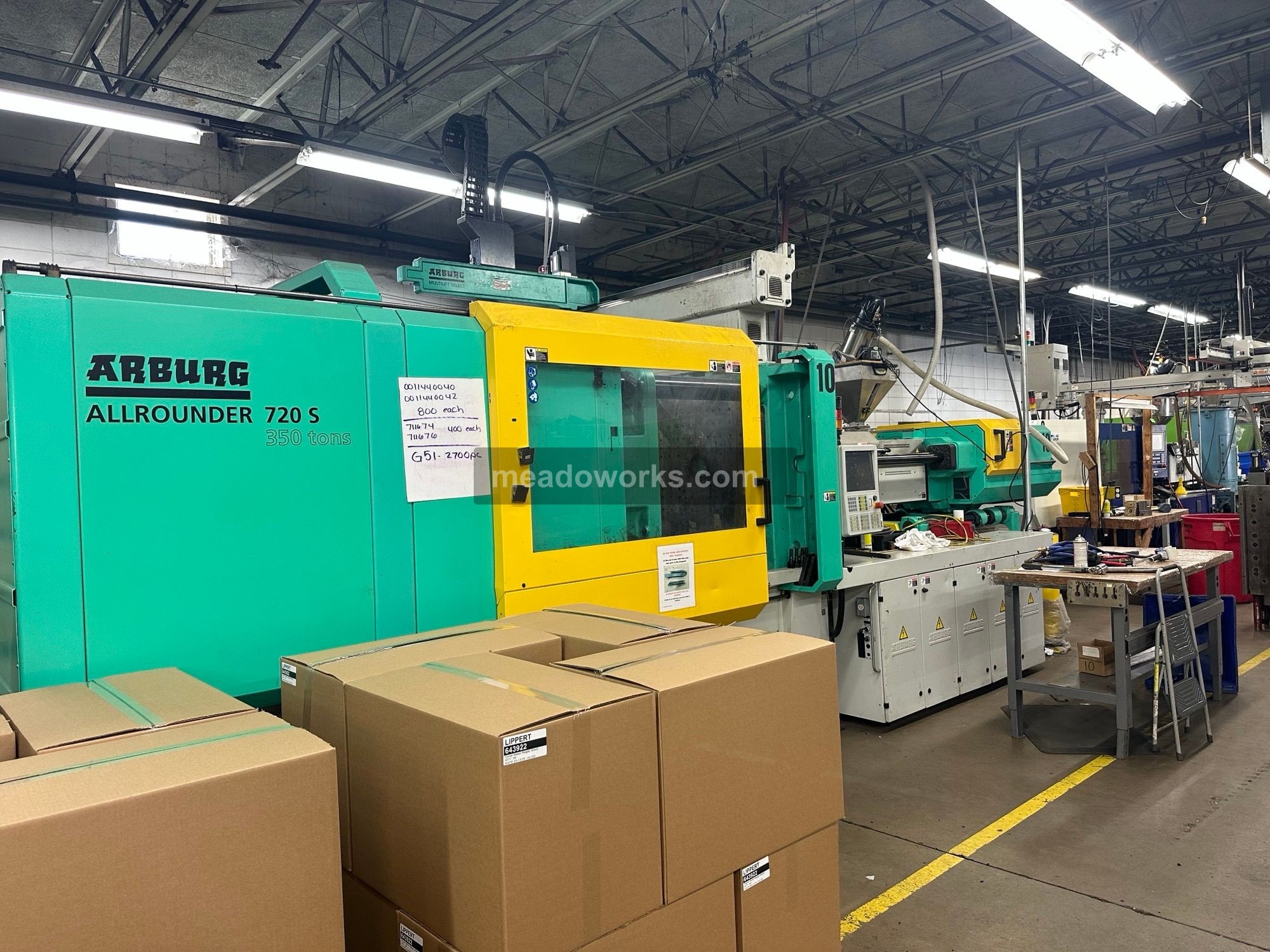 2017 Arburg Allrounder 720 S 3200-2100 350-Ton Injection Molding Machine