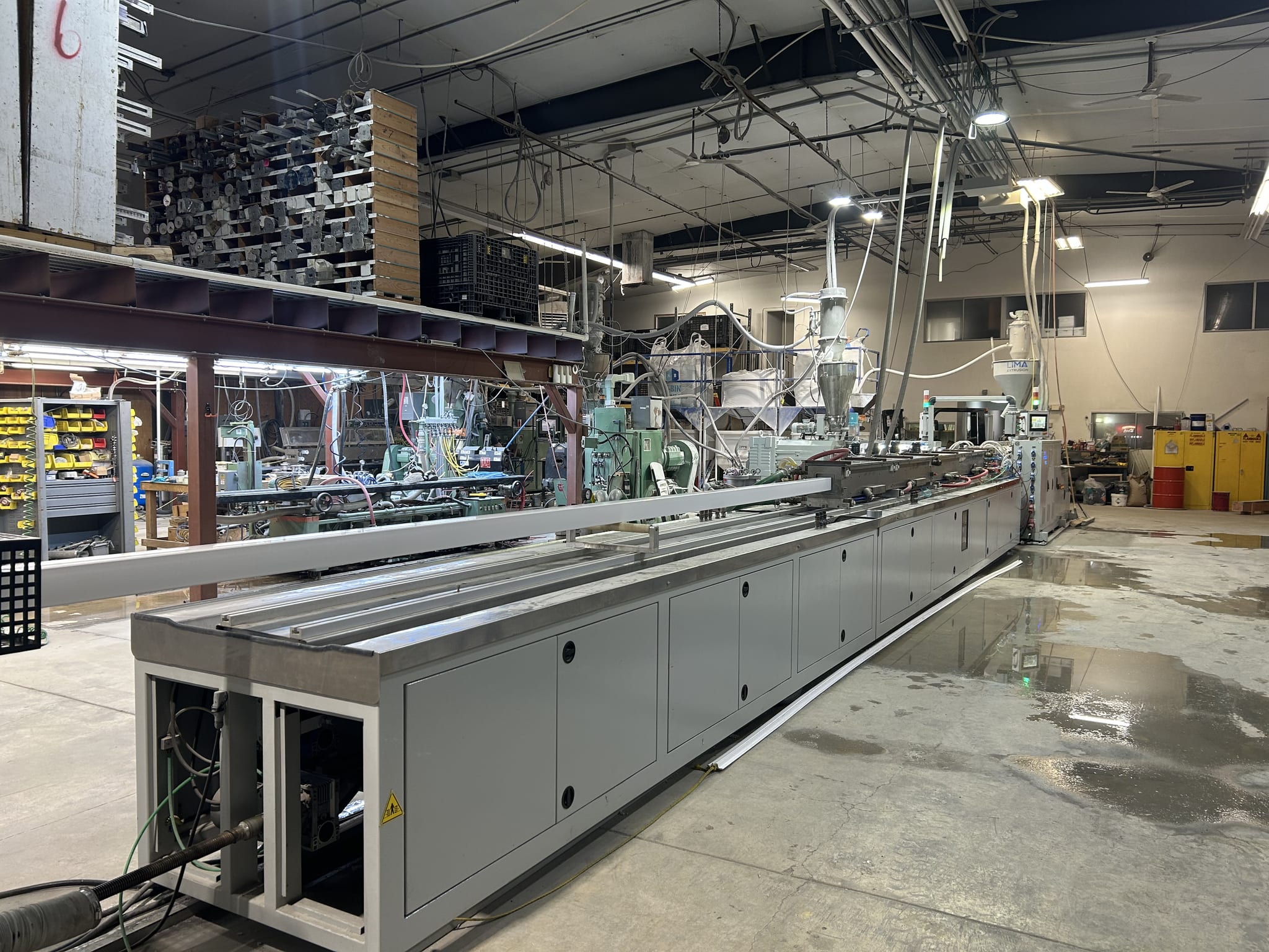 Used 2022 Lima Extrusion P 90/28 Extrusion Lines: Pipe & Profile