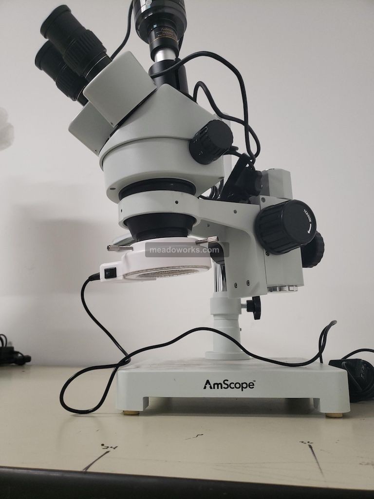 AmScope Trinocular Stereo Zoom Microscope with HC210 HDMI Camera - Image 3