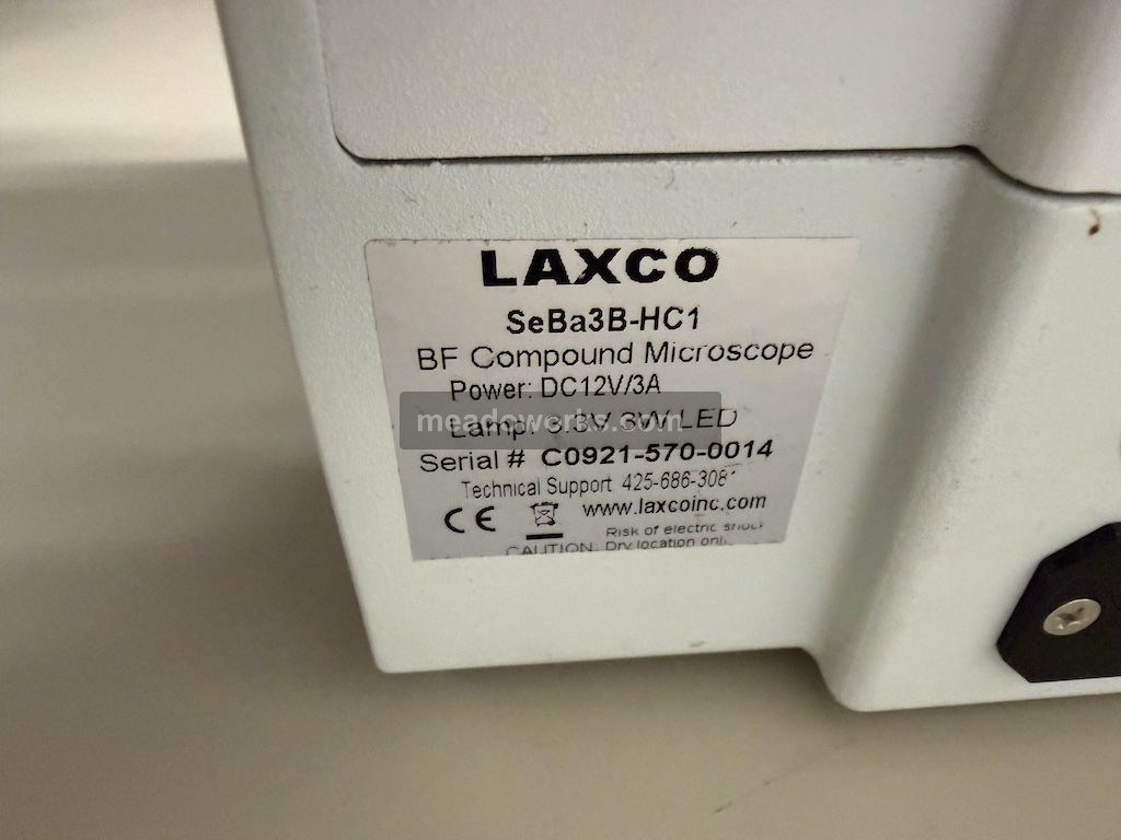 Laxco SeBa3B-HC1 Brightfield Compound Microscope - Image 9