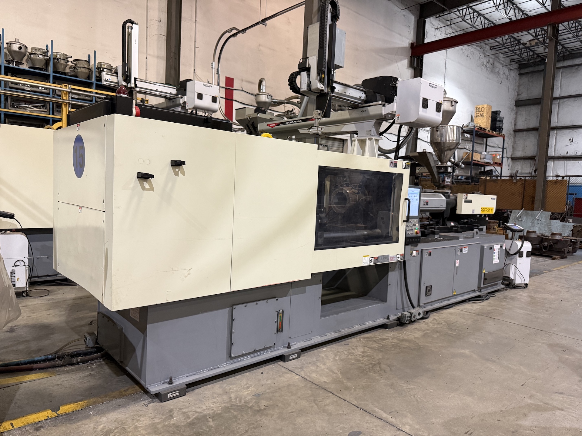 2020 Nissei 237 Ton Injection Molding Press w/Transformers, New in 2020