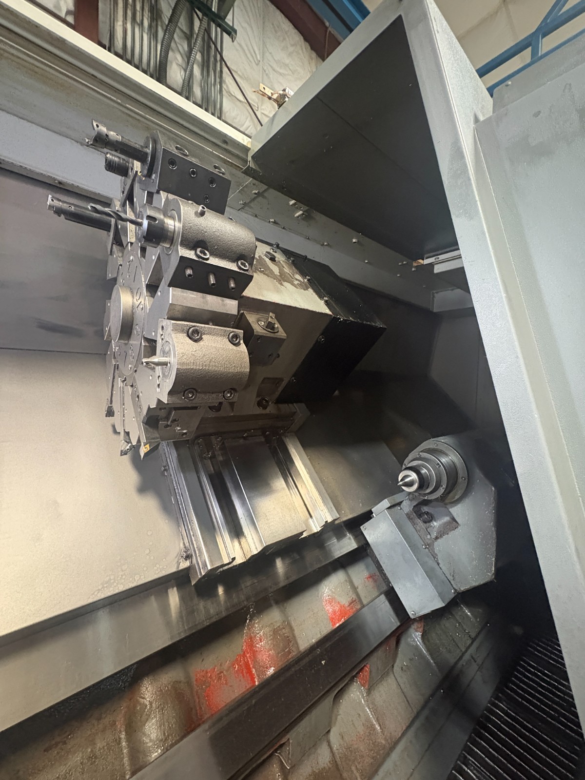Samsung SL-35A/1500 – tailstock and bed