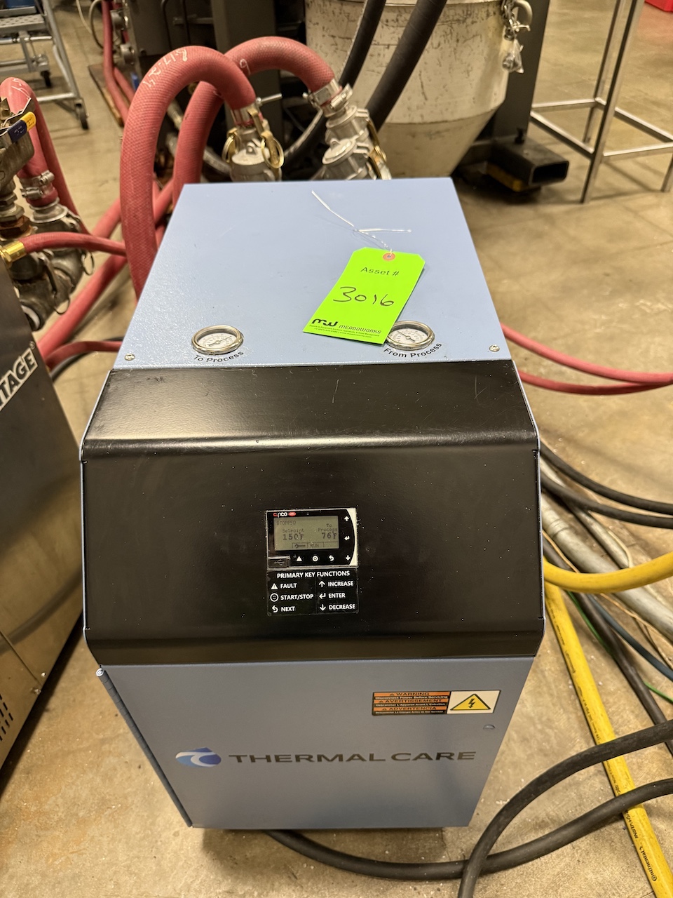 Used Thermal Care RQT1208 Water Temperature Controllers