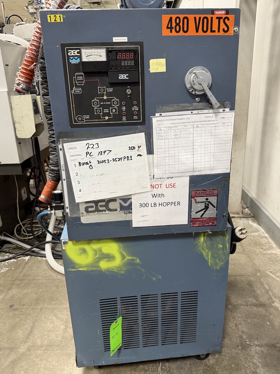 Used AEC-Whitlock WD-30 Dryers