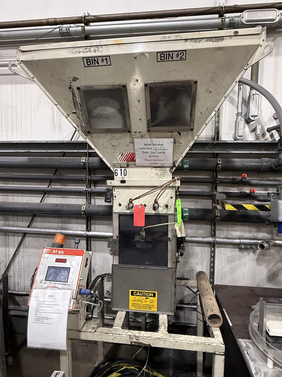 Used M-tek Exac-U-Batch Series 4 GXB Material Blenders