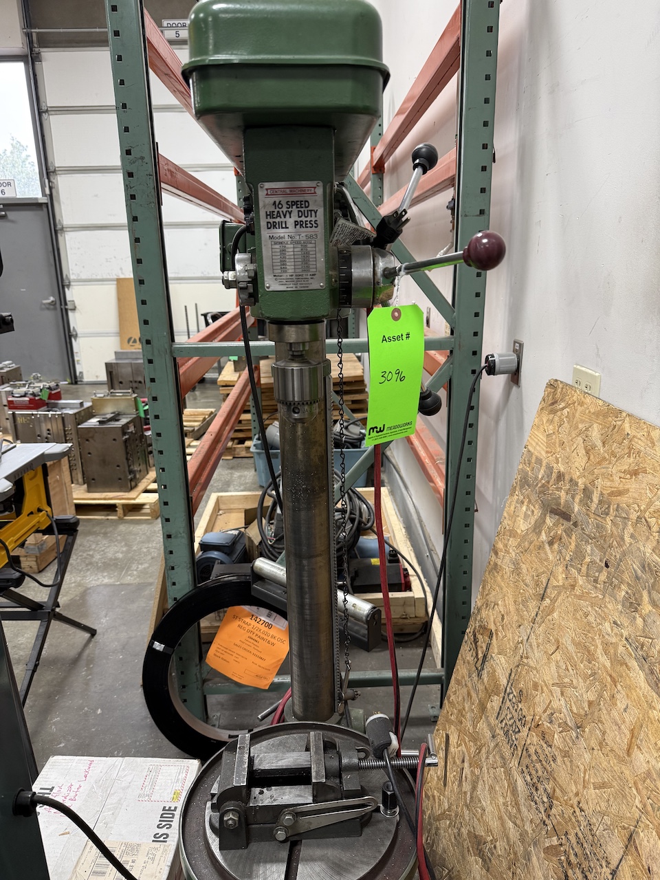 Used 1989 Central Machinery T-583 Drill Press
