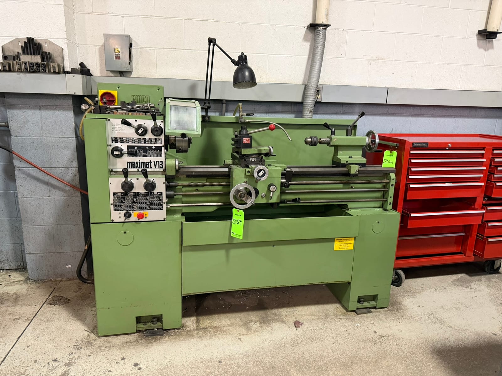 Used Emco Maximat V13 Lathes, Engine