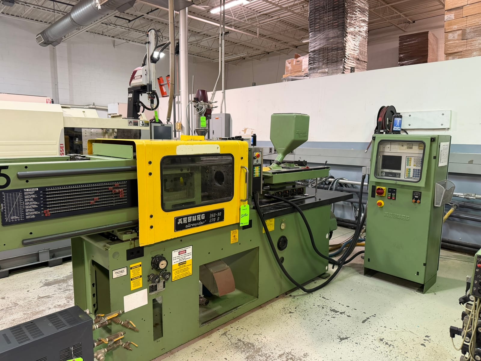 Used 1990 Arburg Allrounder 270 D 350-90 Injection Molding Machines: Horizontal