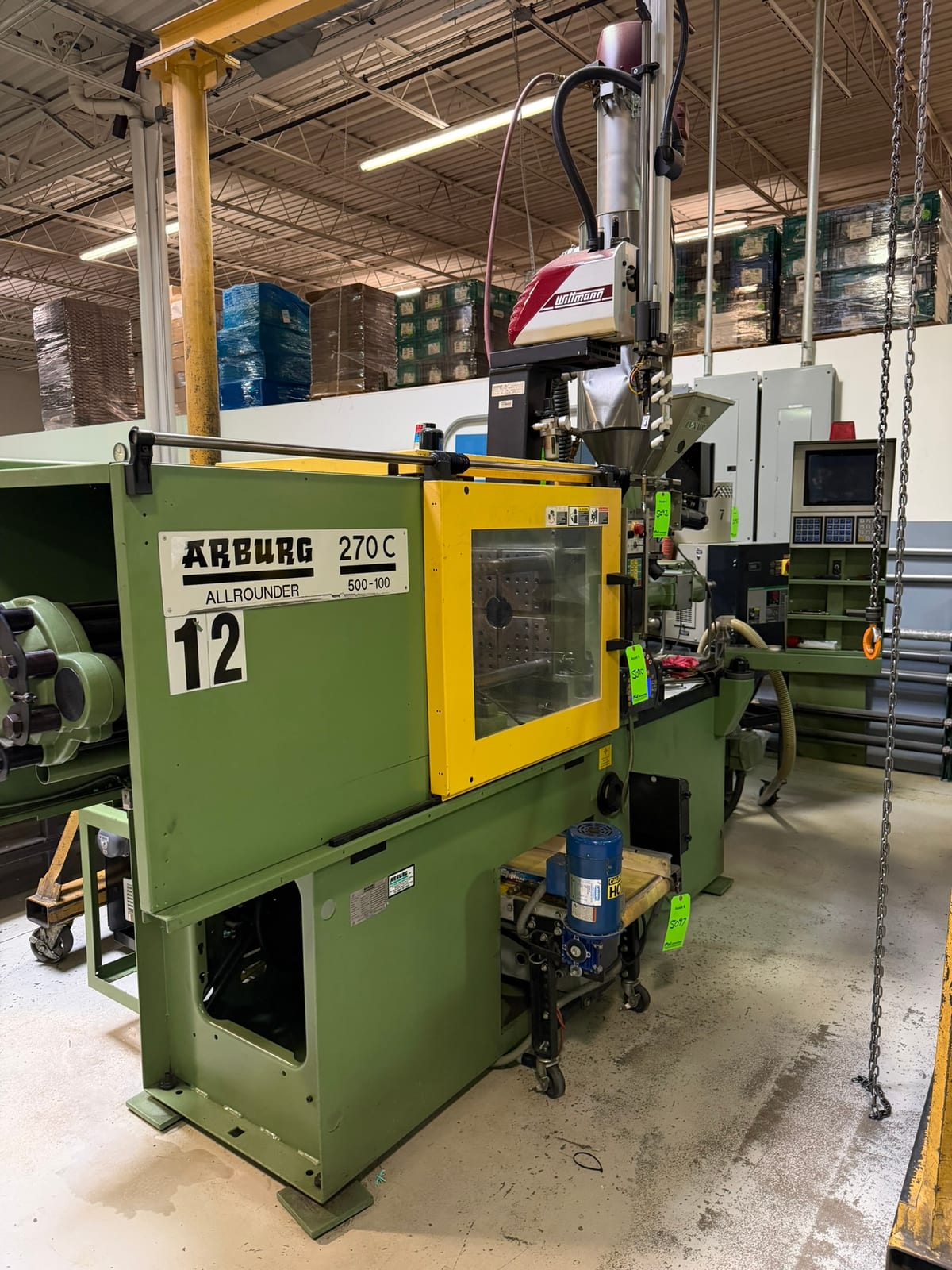 Used 1996 Arburg Allrounder Centex 270 C 500-100 Injection Molding Machines: Horizontal