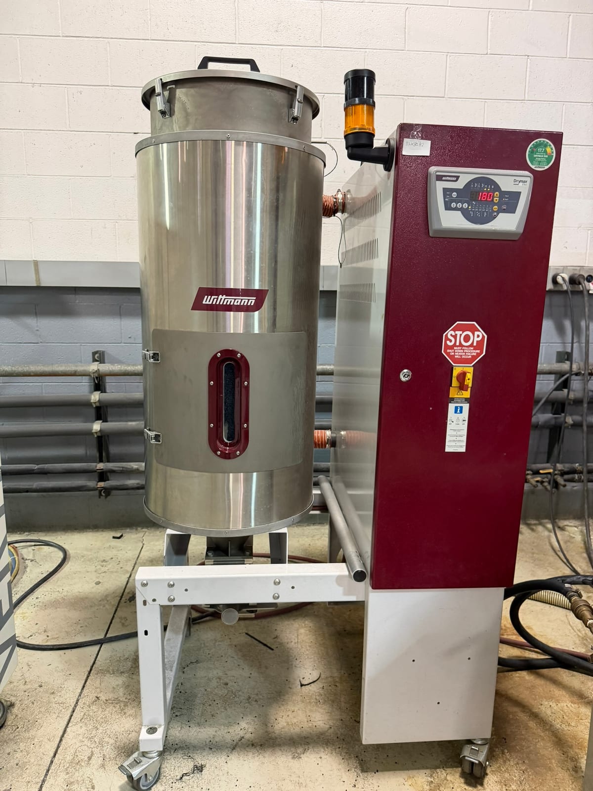 Used 2016 Wittmann Drymax Primus E60-150-M Dryers