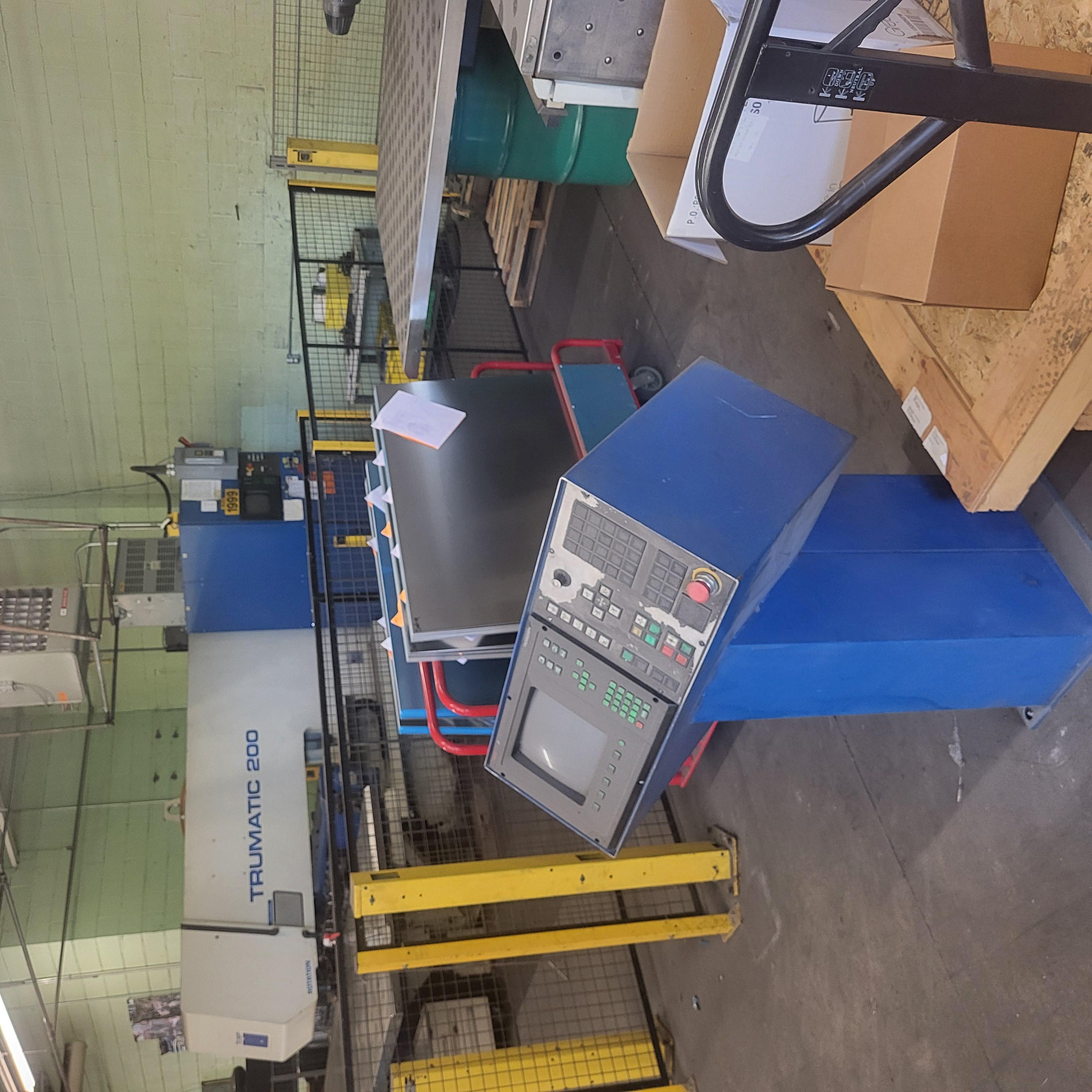 1999 Trumpf Trumatic 200 – control and light curtain