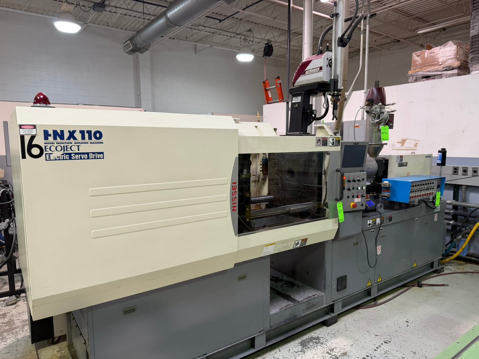 Used 2008 Nissei FNX110 Injection Molding Machines: Horizontal