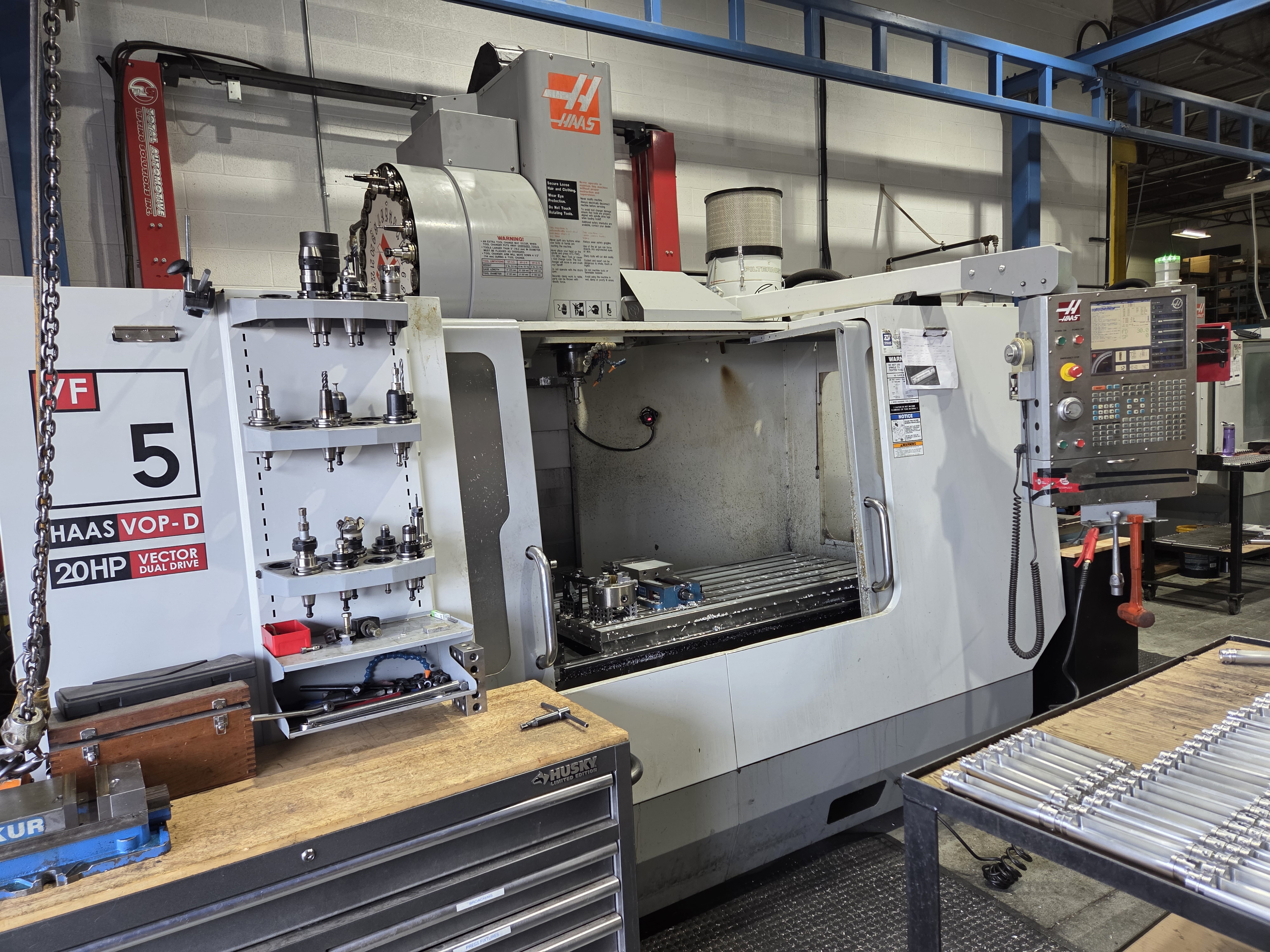 Used 2007 Haas VF-5 Machining Centers, Vertical
