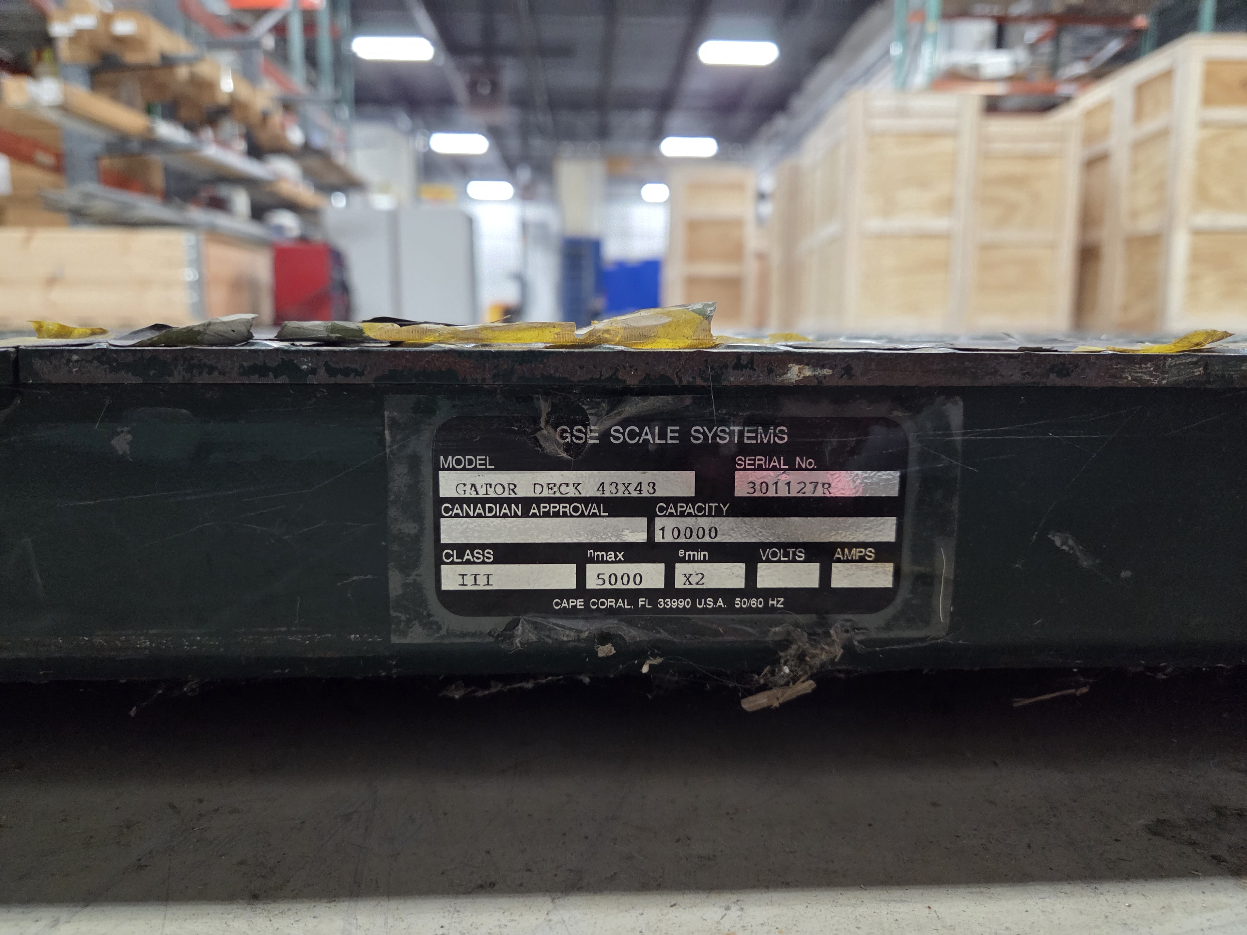 Used GSE Gator Deck 43x43 scale - View 6