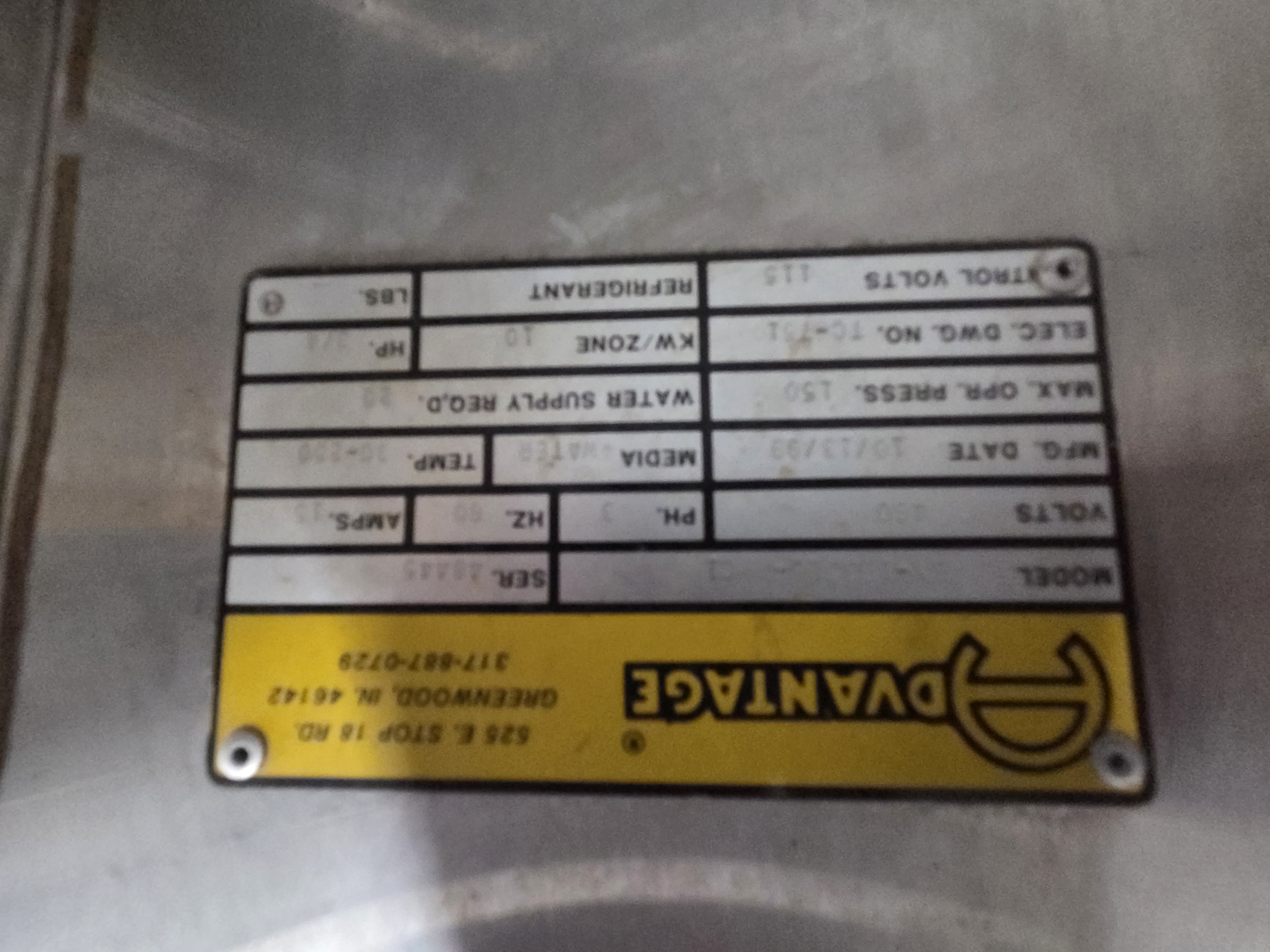 Used 1999 Advantage Engineering SK-1035LE-41C1 water temperature controller - View 4