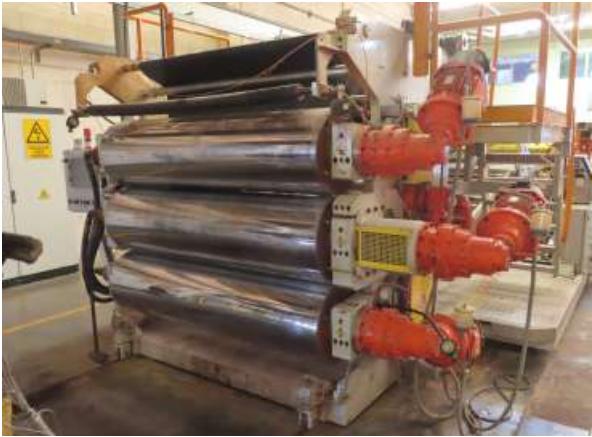 Stainless steel calender rolls