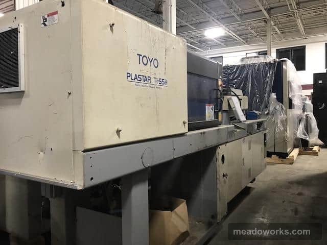Used 1998 Toyo Ti-55H Injection Molding Machines: Horizontal