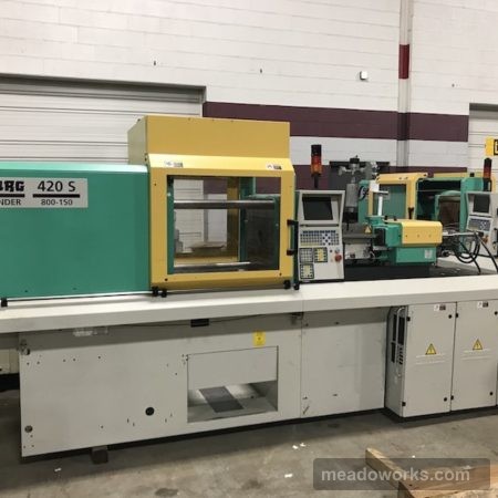 Used 1999 Arburg 420S 800-150 horizontal injection molding machine - Main View