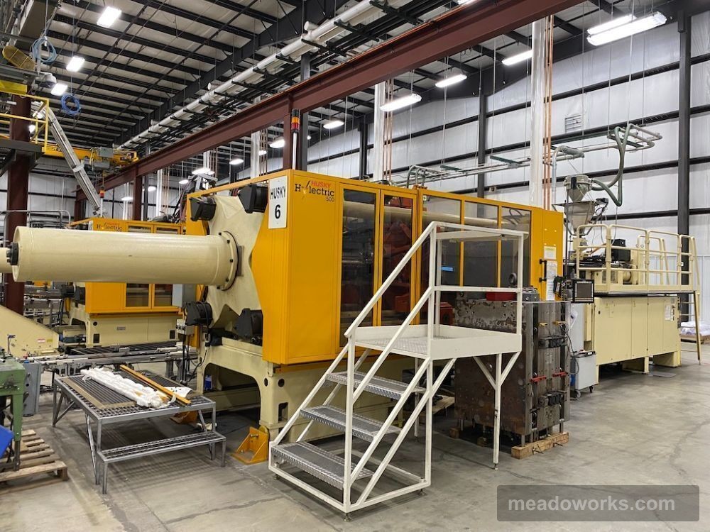 Used 2004 Husky HL500 Injection Molding Machines: Horizontal